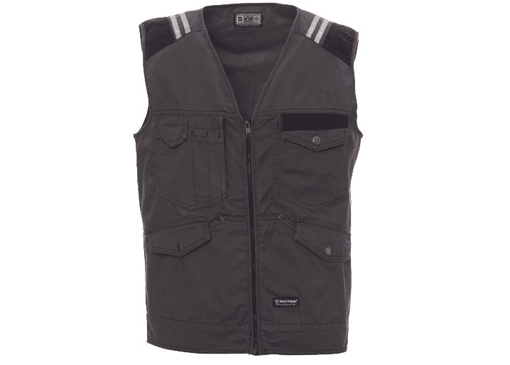 Payper Wear Heren Bodywarmer Tucson_Rookgrijs-Zwart-000317-0064
