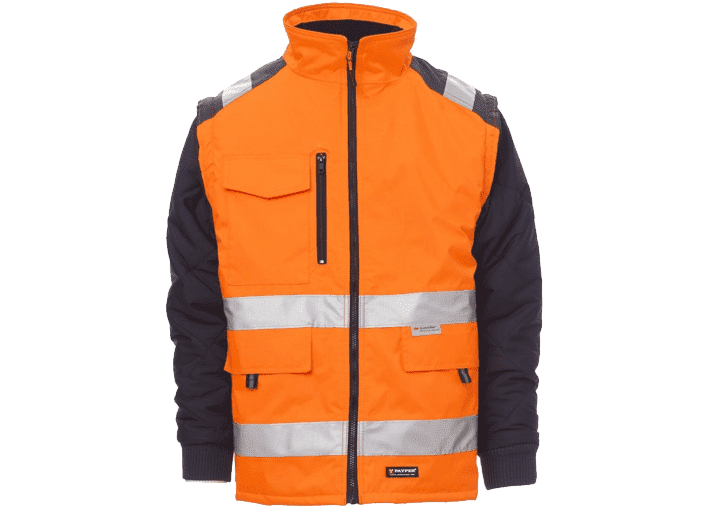 Payper Wear Heren Jas HIWAY_Fluo Oranje-Marineblauw-000346-0091