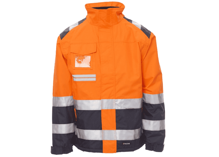 Payper Wear Heren Jas HiSpeed_Fluo Oranje-Marineblauw-000347-0091
