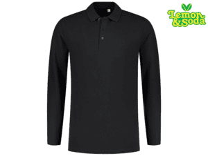 LEM3576-L&S-Basic-Cotton-Elastane-Polo-Long-Sleeves-for-him_Black-Voorkant