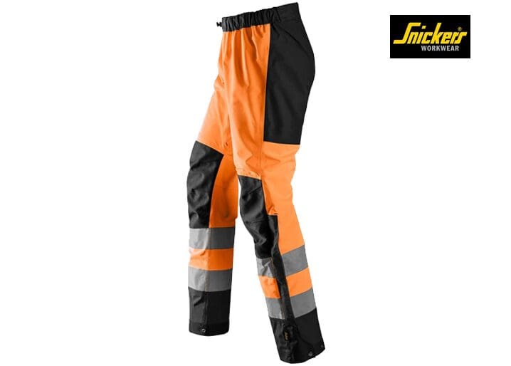 Snickers 6530 AllroundWork High-Vis Waterproof Shell Broek Klasse 2 - Afbeelding 3