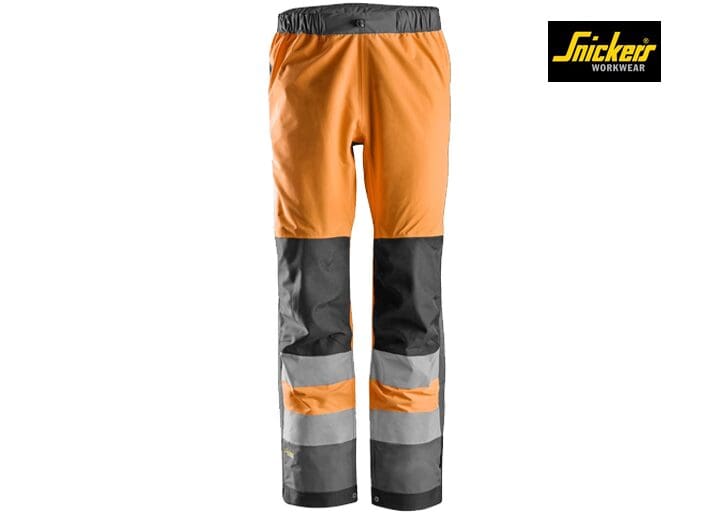 Snickers 6530 AllroundWork High-Vis Waterproof Shell Broek Klasse 2 - Afbeelding 5