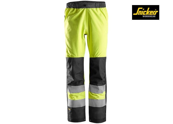 Snickers 6530 AllroundWork High-Vis Waterproof Shell Broek Klasse 2 - Afbeelding 6