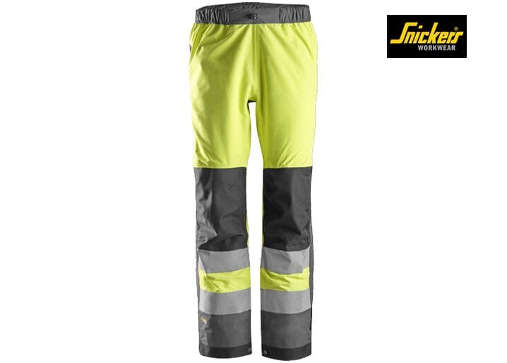 Snickers 6530 AllroundWork High-Vis Waterproof Shell Broek Klasse 2 - Afbeelding 11