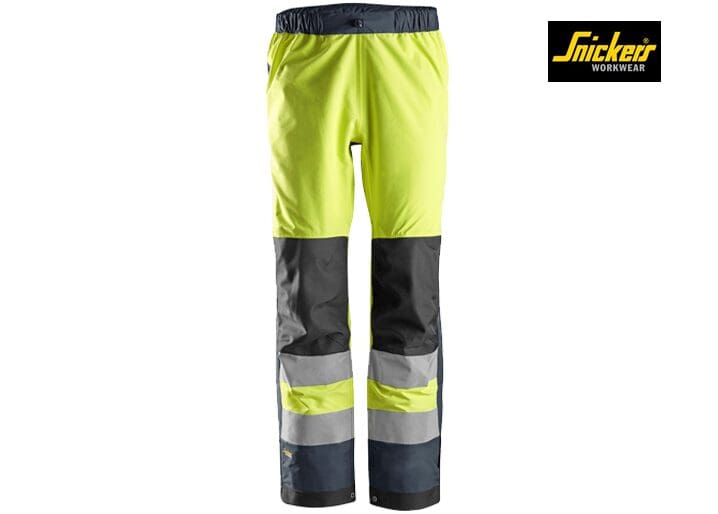 Snickers 6530 AllroundWork High-Vis Waterproof Shell Broek Klasse 2 - Afbeelding 10