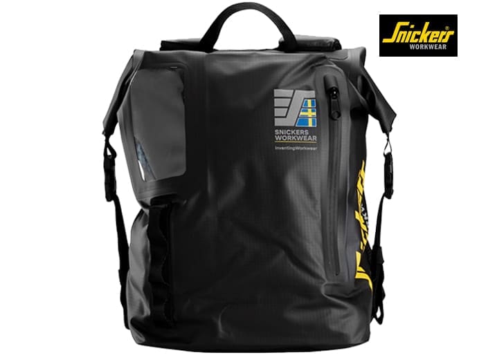 Snickers-9623-Waterproof Backpack_0400-Black-Voorkant