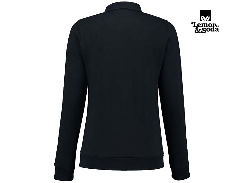 Lemon & Soda-LEM3209-Polosweater for her_Dark Navy-Achterkant