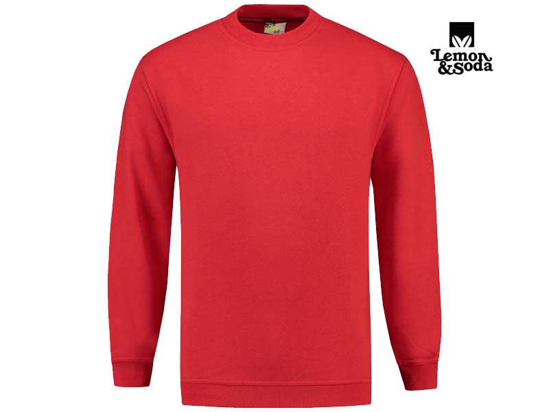 Lemon & Soda-LEM3200-Sweater-Red-Voorkant