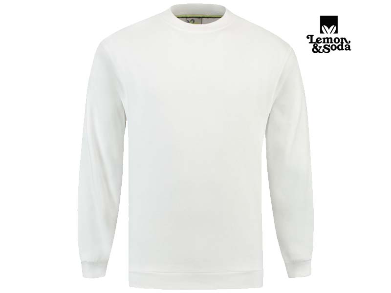 Lemon & Soda-LEM3200-Sweater-White-Voorkant
