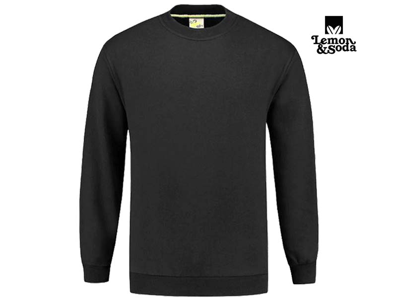 Lemon & Soda-LEM3200-Sweater_Dark Grey-Voorkant