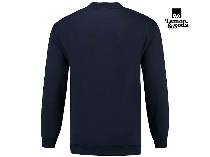 Lemon & Soda-LEM3200-Sweater_Dark Navy-Achterkant
