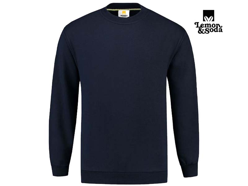 Lemon & Soda-LEM3200-Sweater_Dark Navy-Voorkant