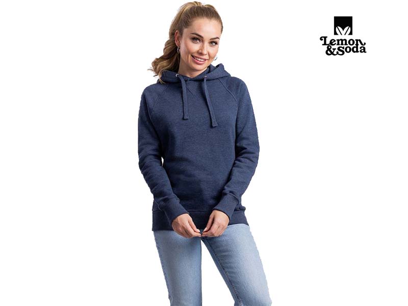 Lemon & Soda Heavy Sweater Hooded Raglan for her - LEM3232 - Afbeelding 10