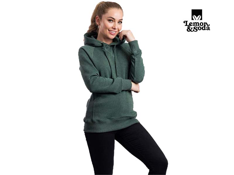 Lemon & Soda Heavy Sweater Hooded Raglan for her - LEM3232 - Afbeelding 11