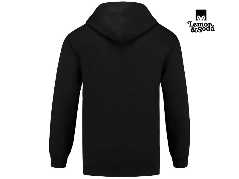 Lemon & Soda-LEM3270-Hooded Cardigan-Black-Achterkant