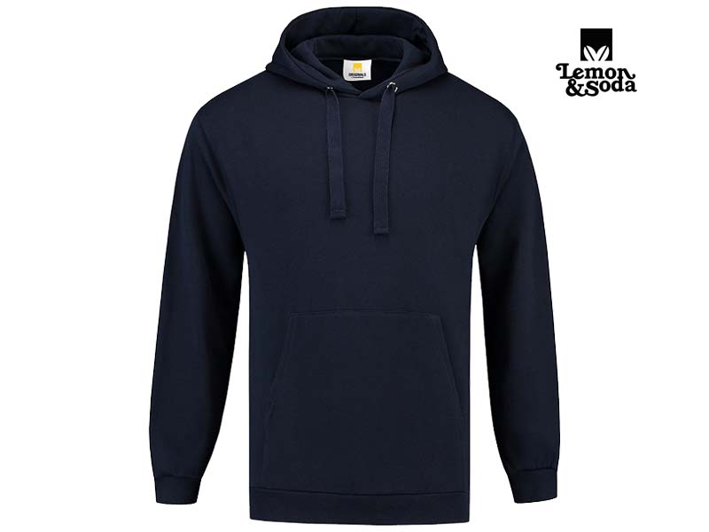Lemon & Soda-LEM3276-Hooded Sweater_Dark Navy-Voorkant