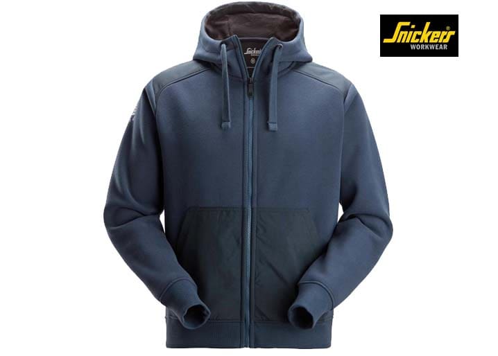Snickers-2875-Cordura® Tech Sweatshirt Hoodie met rits_9596-Navy:Dark Navy-Voorkant