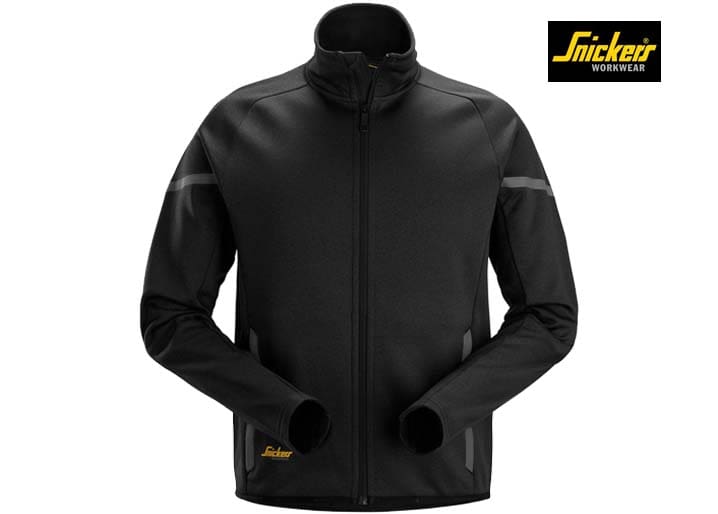 Snickers-8051-37.5® Fleece Jack_0400_Black-Voorkant