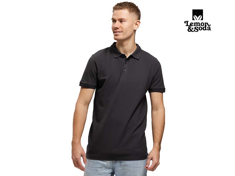 Lemon & Soda Basic Cotton Elastane Polo - LEM3572 - Afbeelding 14