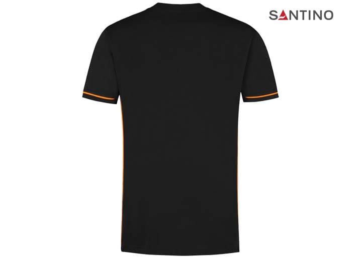 SANTINO-1234473-T-SHIRT CAL_Black:Orange-Achterkant