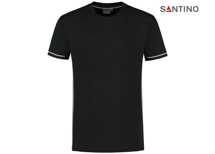 SANTINO-1234473-T-SHIRT CAL_Black:Sport Grey-Voorkant