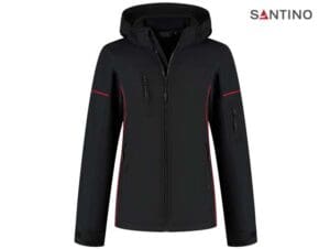 SANTINO-1234937-SOFTSHELL-JACKET-CURTIS-LADIES_Black:Red