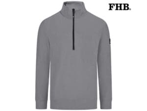 FHB-821150-KALLE ZIP SWEATER_11 Grijs-Voorkant