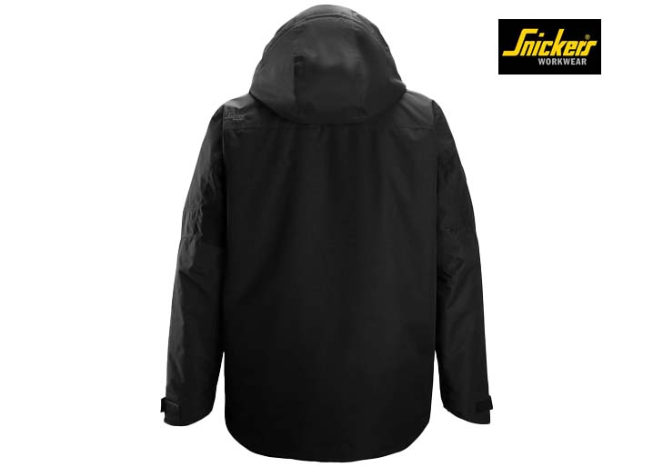 Snickers-1104-Waterdichte Geïsoleerde Werkjas_0404-Black:Black-Achterkant