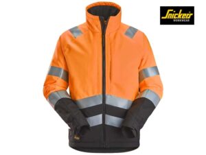 Snickers-1153-Winter Werkjas Klasse 2:3_5504-High Visibility Orange:Black-Voorkant