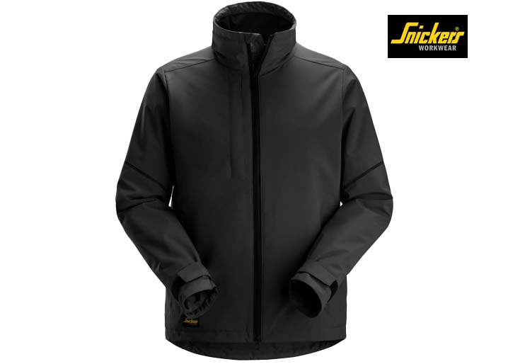 Snickers-1905-Windstopper Werkjas met Fleecevoering_0400-Black-Voorkant