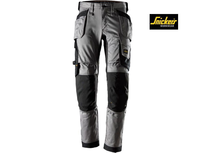 Snickers-6241-Allroundwork-Stretch-Werkbroek-Met Holsterzakken-Grey-Black_1804