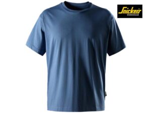 Snickers-2544-Loose Fit T-Shirt_4700-Stone Blue-Voorkant