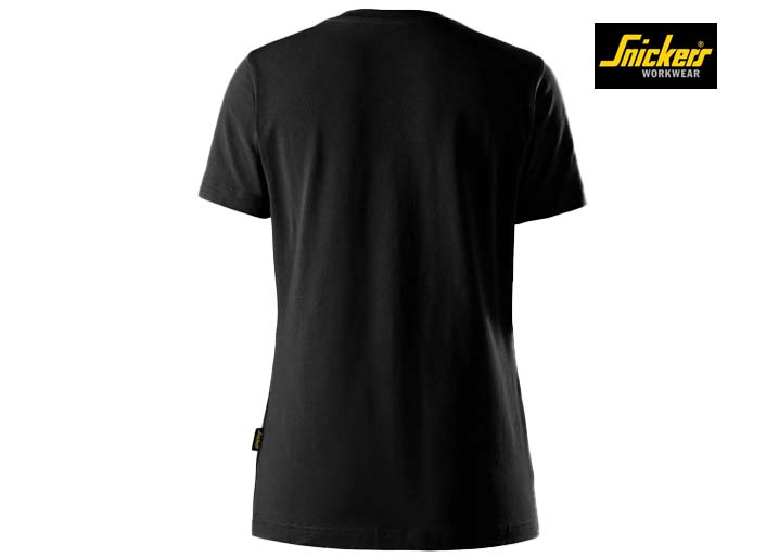 Snickers-2547-Slim Fit Dames T-Shirt_0400-Black-Achterkant