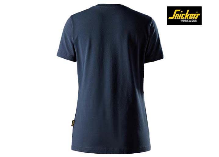 Snickers-2547-Slim Fit Dames T-Shirt_9500-Navy-Achterkant