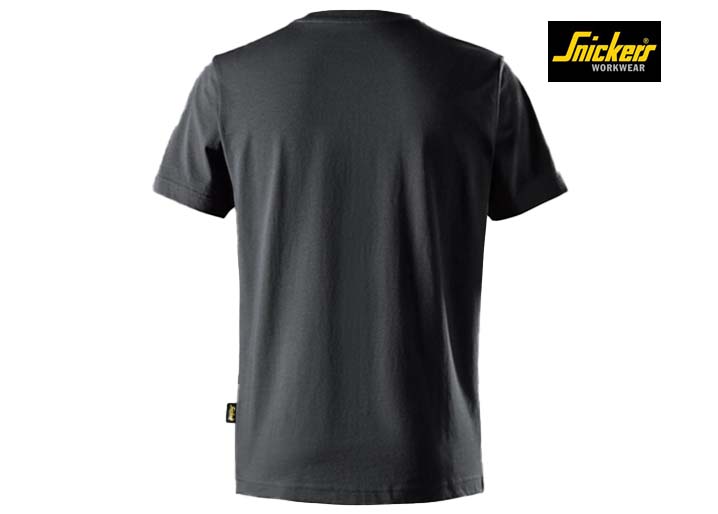 Snickers-2559-Classic T-Shirt van Biologisch Katoen_5800-Steel Grey-Achterkant