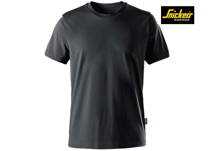 Snickers-2559-Classic T-Shirt van Biologisch Katoen_5800-Steel Grey-Voorkant