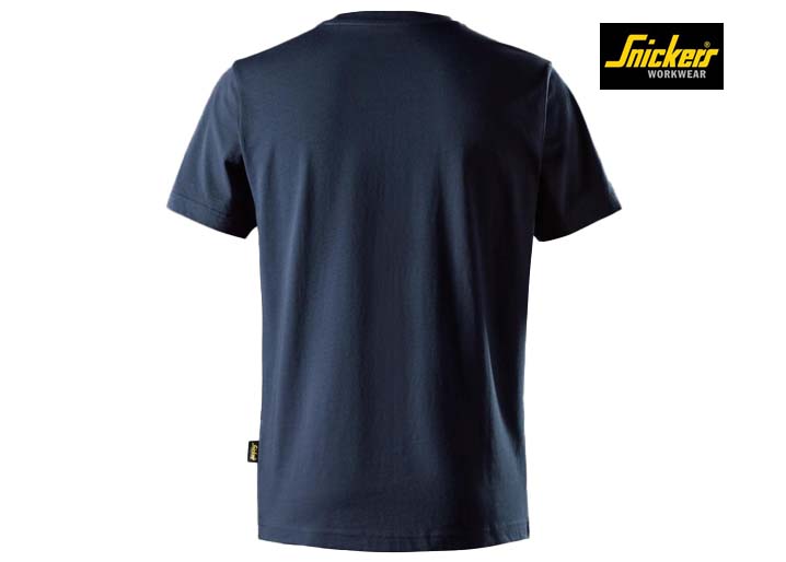 Snickers-2559-Classic T-Shirt van Biologisch Katoen_9500-Navy-Achterkant