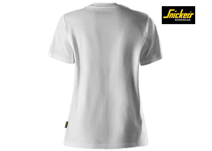 Snickers-2577-Classic Dames T-Shirt_0900-White-Achterkant
