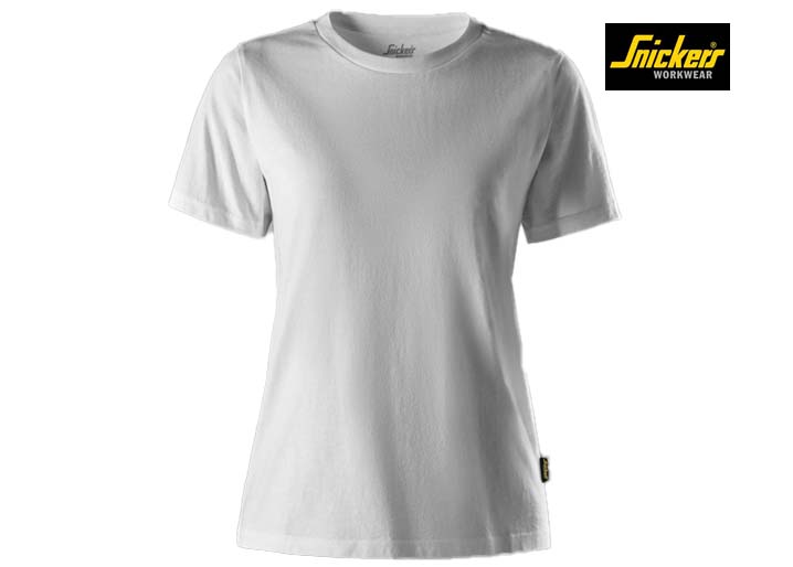 Snickers-2577-Classic Dames T-Shirt_0900-White-Voorkant