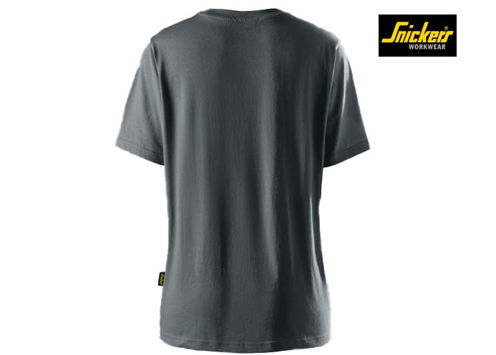 Snickers-2577-Classic Dames T-Shirt_5800-Steel Grey-Achterkant