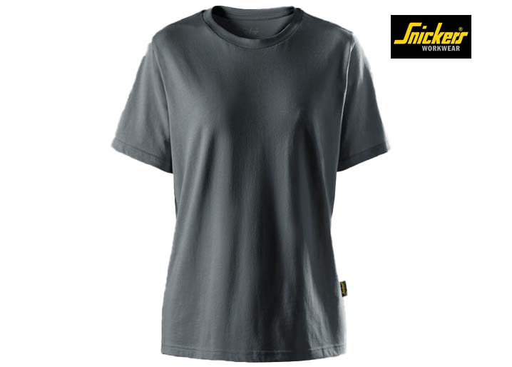 Snickers-2577-Classic Dames T-Shirt_5800-Steel Grey-Voorkant