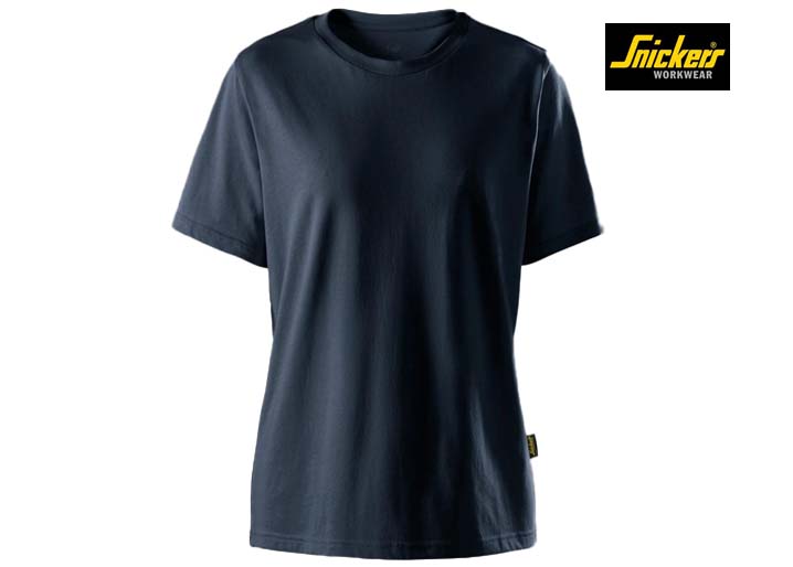 Snickers-2577-Classic Dames T-Shirt_9500-Navy-Voorkant