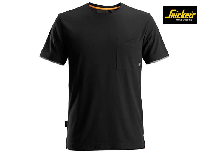 Snickers-2598-AllroundWork, 37.5® T-Shirt met Korte Mouwen_0400-Black-Voorkant