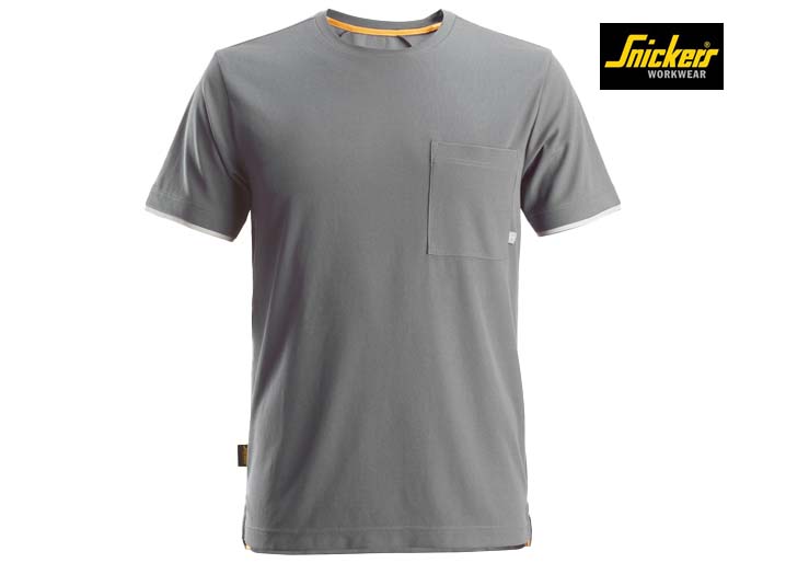 Snickers-2598-AllroundWork, 37.5® T-Shirt met Korte Mouwen_1800-Grey-Voorkant