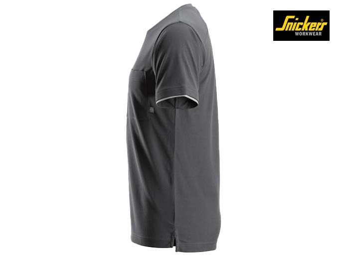 Snickers-2598-AllroundWork, 37.5® T-Shirt met Korte Mouwen_5800-Steel Grey-Zijkant