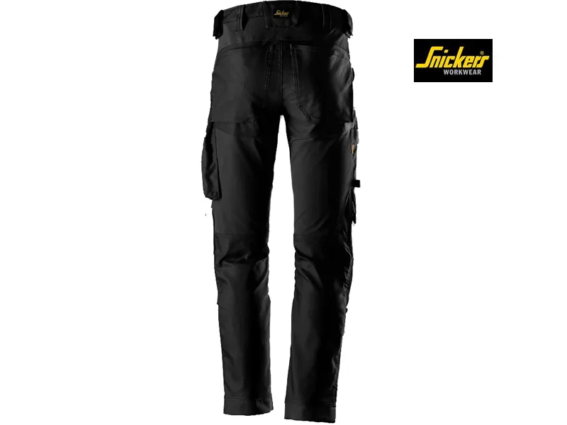 Snickers 6344 Allroundwork Canvas Stretch Werkbroek Zonder Holsterzakken + Gratis T-shirts* - Afbeelding 3