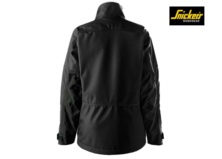 Snickers-1257-AllroundWork, Softshell Dameswerkjas_0404-Black:Black-Achterkant