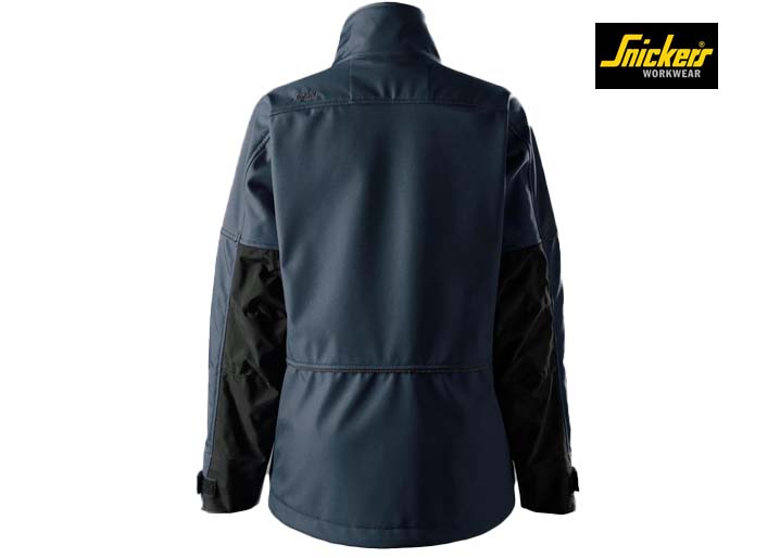 Snickers-1257-AllroundWork, Softshell Dameswerkjas_9504-Navy:Black-Achterkant