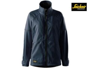 Snickers-1257-AllroundWork, Softshell Dameswerkjas_9504-Navy:Black-Voorkant