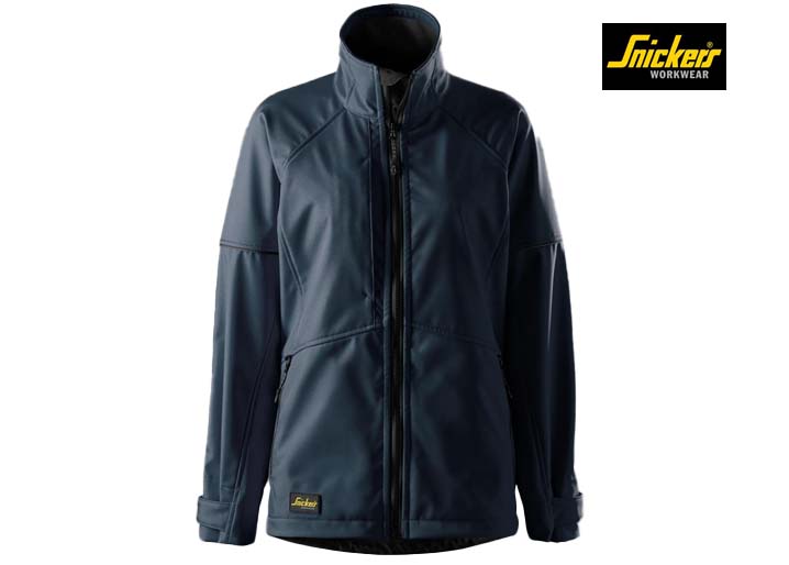 Snickers-1257-AllroundWork, Softshell Dameswerkjas_9504-Navy:Black-Voorkant